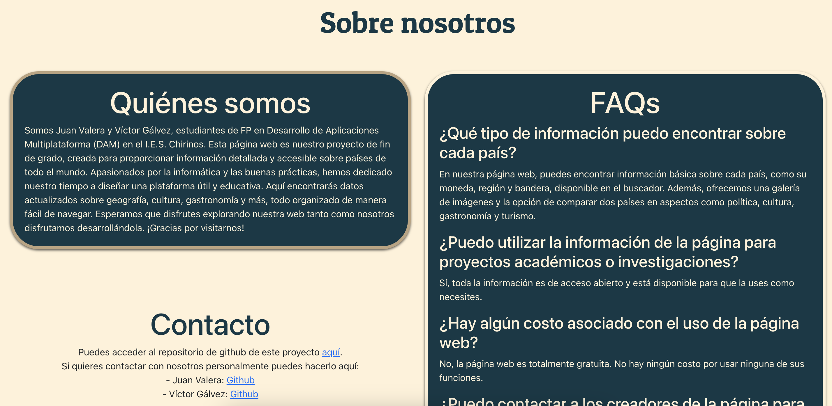 Infocountries